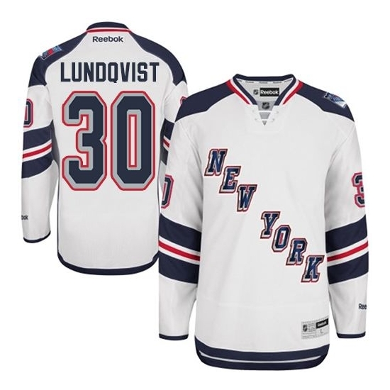 Henrik Lundqvist New York Rangers Authentic 2014 Stadium Series Reebok Jersey - White