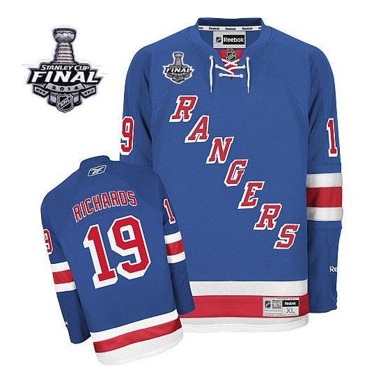 Brad Richards New York Rangers Premier Home 2014 Stanley Cup Reebok Jersey - Royal Blue