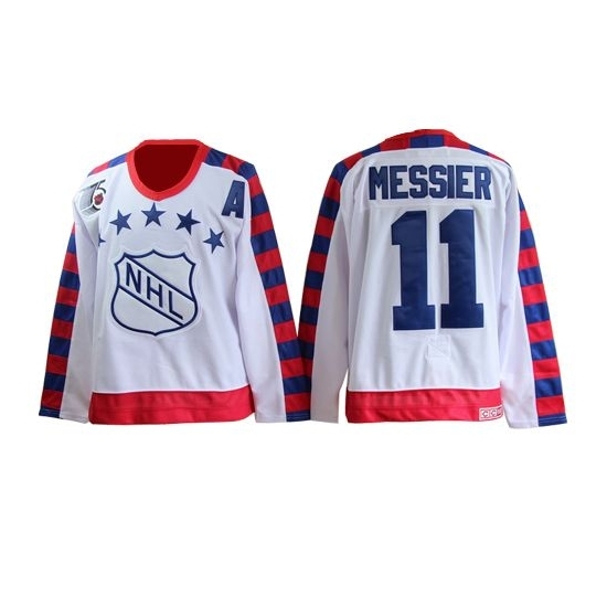Mark Messier New York Rangers Authentic 75th All Star Throwback CCM Jersey - White