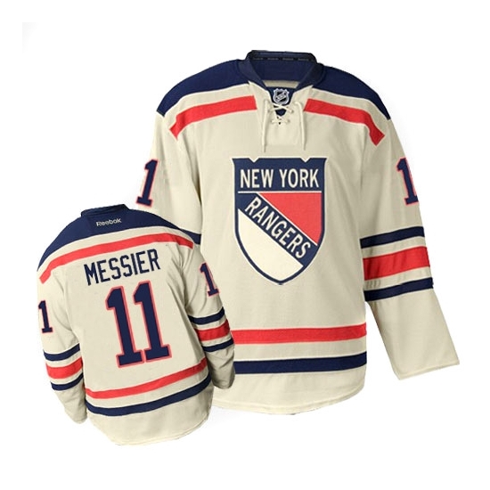 Mark Messier New York Rangers Authentic Winter Classic Reebok Jersey - Cream