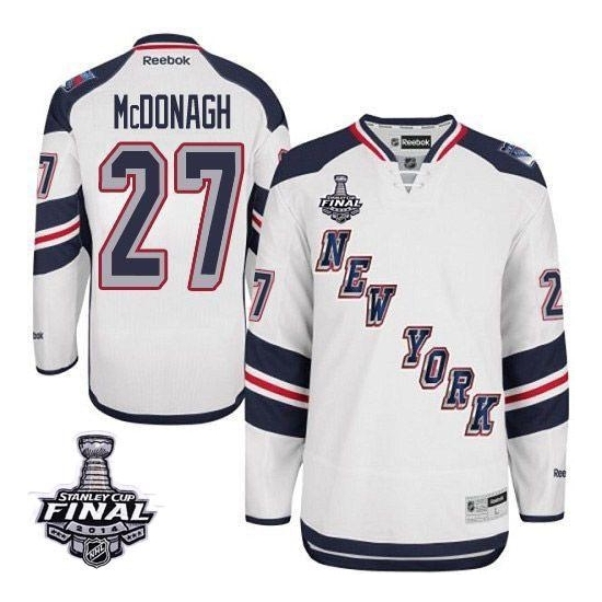 Ryan McDonagh New York Rangers Authentic 2014 Stanley Cup 2014 Stadium Series Reebok Jersey - White