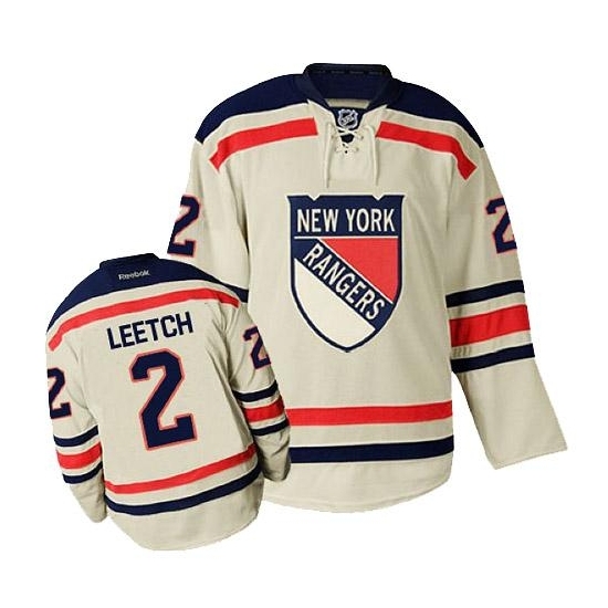 Brian Leetch New York Rangers Premier Winter Classic Reebok Jersey - Cream