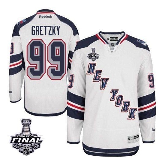 Wayne Gretzky New York Rangers Authentic 2014 Stanley Cup 2014 Stadium Series Reebok Jersey - White