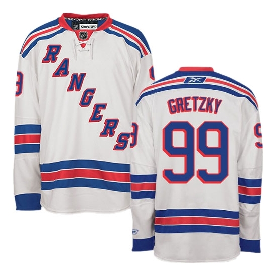 Wayne Gretzky New York Rangers Authentic Away Reebok Jersey - White