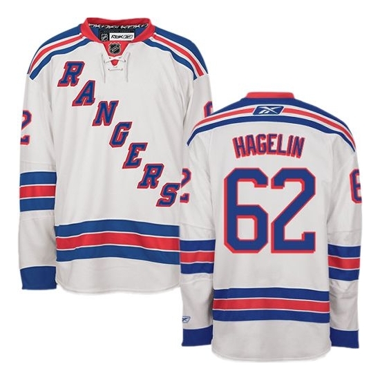 Carl Hagelin New York Rangers Authentic Away Reebok Jersey - White