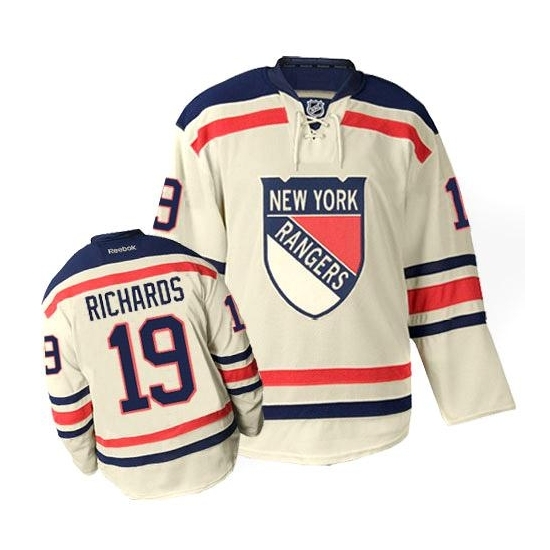 Brad Richards New York Rangers Premier Winter Classic Reebok Jersey - Cream