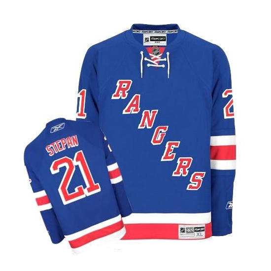 Derek Stepan New York Rangers Authentic Home Reebok Jersey - Royal Blue