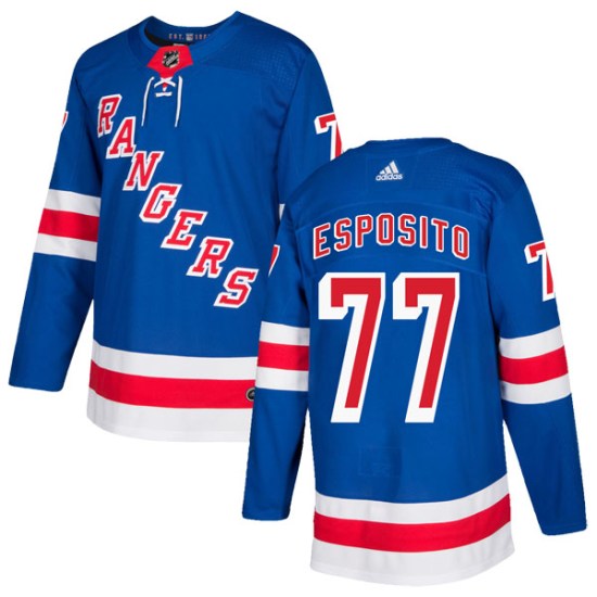 Phil Esposito New York Rangers Authentic Home Adidas Jersey - Royal Blue