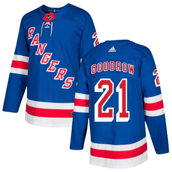 Barclay Goodrow New York Rangers Authentic Home Adidas Jersey - Royal Blue