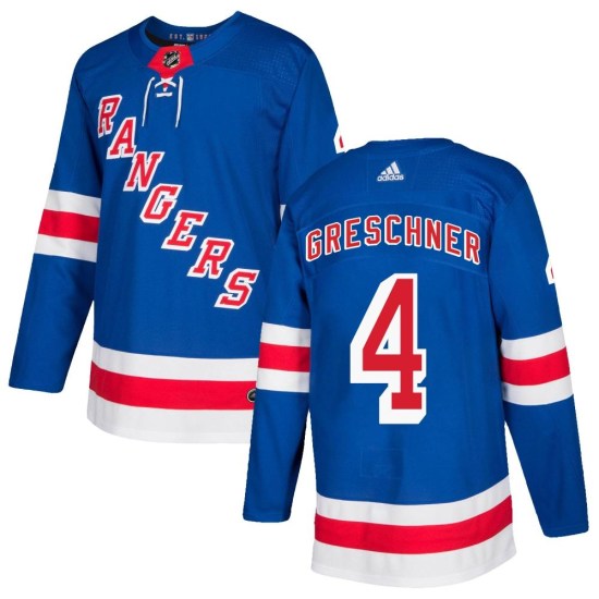 Ron Greschner New York Rangers Authentic Home Adidas Jersey - Royal Blue