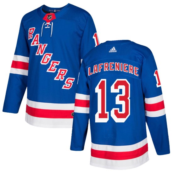Alexis Lafreniere New York Rangers Authentic Home Adidas Jersey - Royal Blue