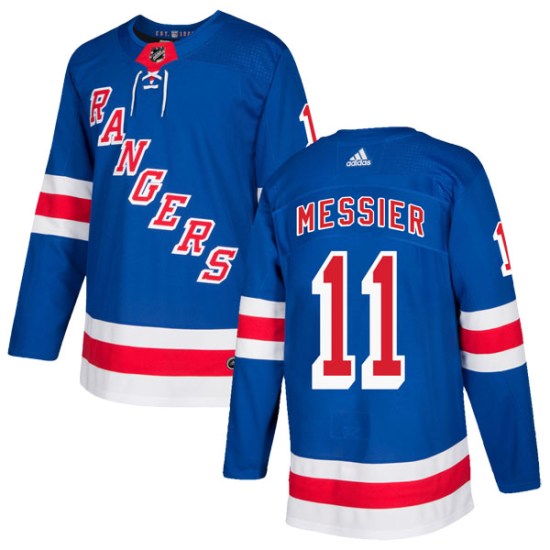 Mark Messier New York Rangers Authentic Home Adidas Jersey - Royal Blue