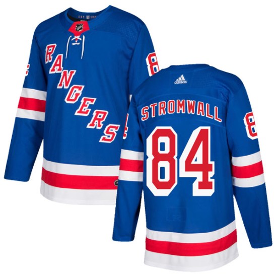 Malte Stromwall New York Rangers Authentic Home Adidas Jersey - Royal Blue