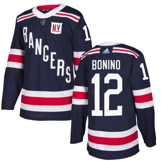 Nick Bonino New York Rangers Authentic 2018 Winter Classic Home Adidas Jersey - Navy Blue