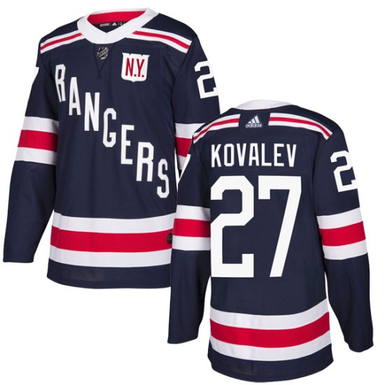 Alex Kovalev New York Rangers Authentic 2018 Winter Classic Home Adidas Jersey - Navy Blue