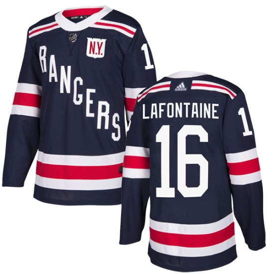 Pat Lafontaine New York Rangers Authentic 2018 Winter Classic Home Adidas Jersey - Navy Blue