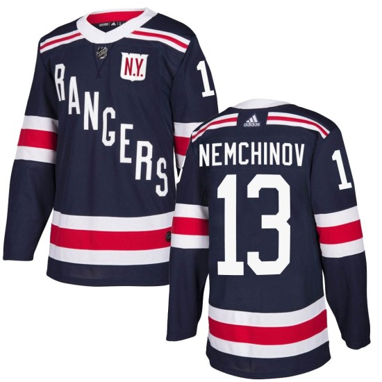 Sergei Nemchinov New York Rangers Authentic 2018 Winter Classic Home Adidas Jersey - Navy Blue