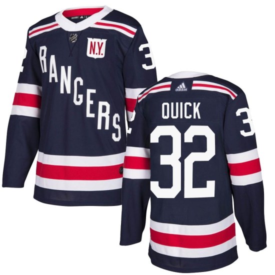 Jonathan Quick New York Rangers Authentic 2018 Winter Classic Home Adidas Jersey - Navy Blue