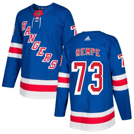 Matt Rempe New York Rangers Youth Authentic Home Adidas Jersey - Royal Blue