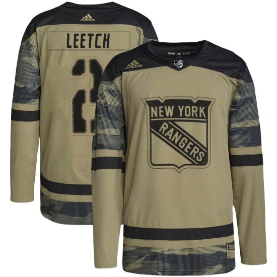 Brian Leetch New York Rangers Youth Authentic Military Appreciation Practice Adidas Jersey - Camo