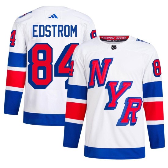 Adam Edstrom New York Rangers Authentic 2024 Stadium Series Primegreen Adidas Jersey - White