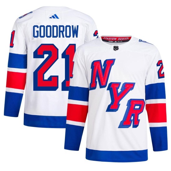 Barclay Goodrow New York Rangers Authentic 2024 Stadium Series Primegreen Adidas Jersey - White