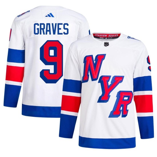 Adam Graves New York Rangers Authentic 2024 Stadium Series Primegreen Adidas Jersey - White