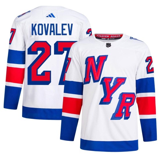 Alex Kovalev New York Rangers Authentic 2024 Stadium Series Primegreen Adidas Jersey - White