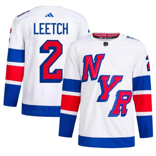 Brian Leetch New York Rangers Authentic 2024 Stadium Series Primegreen Adidas Jersey - White