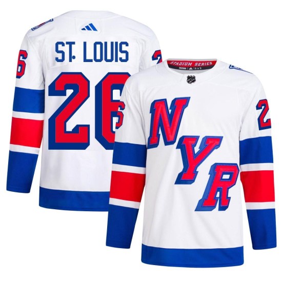 Martin St. Louis New York Rangers Authentic 2024 Stadium Series Primegreen Adidas Jersey - White