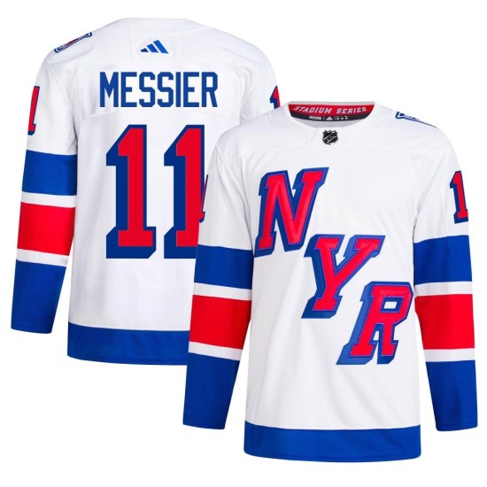 Mark Messier New York Rangers Authentic 2024 Stadium Series Primegreen Adidas Jersey - White