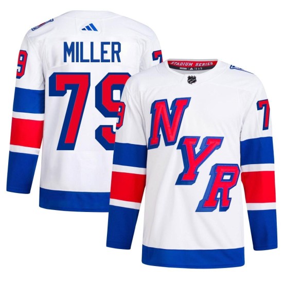 K'Andre Miller New York Rangers Authentic 2024 Stadium Series Primegreen Adidas Jersey - White