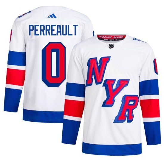 Gabriel Perreault New York Rangers Authentic 2024 Stadium Series Primegreen Adidas Jersey - White