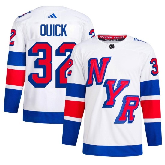 Jonathan Quick New York Rangers Authentic 2024 Stadium Series Primegreen Adidas Jersey - White