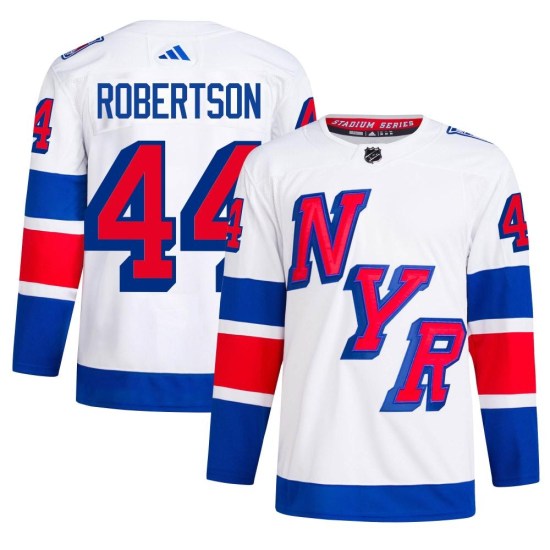 Matthew Robertson New York Rangers Authentic 2024 Stadium Series Primegreen Adidas Jersey - White