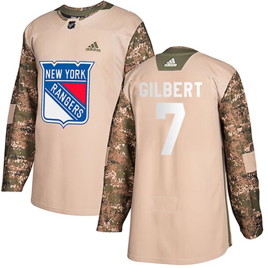 Rod Gilbert New York Rangers Youth Authentic Veterans Day Practice Adidas Jersey - Camo