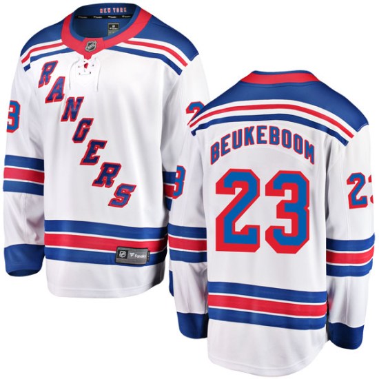 Jeff Beukeboom New York Rangers Breakaway Away Fanatics Branded Jersey - White