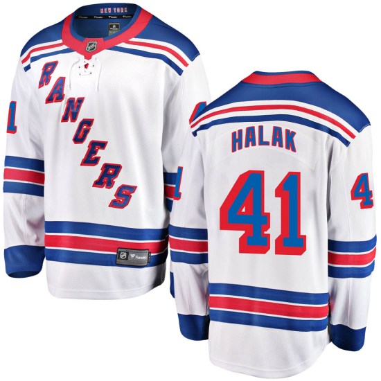 Jaroslav Halak New York Rangers Breakaway Away Fanatics Branded Jersey - White