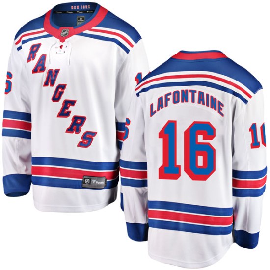 Pat Lafontaine New York Rangers Breakaway Away Fanatics Branded Jersey - White