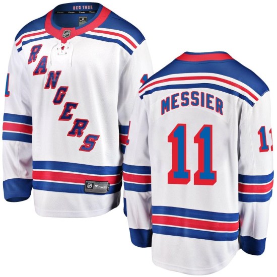 Mark Messier New York Rangers Breakaway Away Fanatics Branded Jersey - White