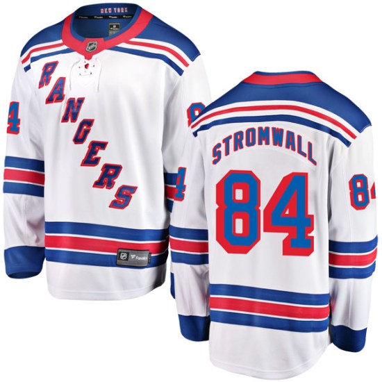 Malte Stromwall New York Rangers Breakaway Away Fanatics Branded Jersey - White