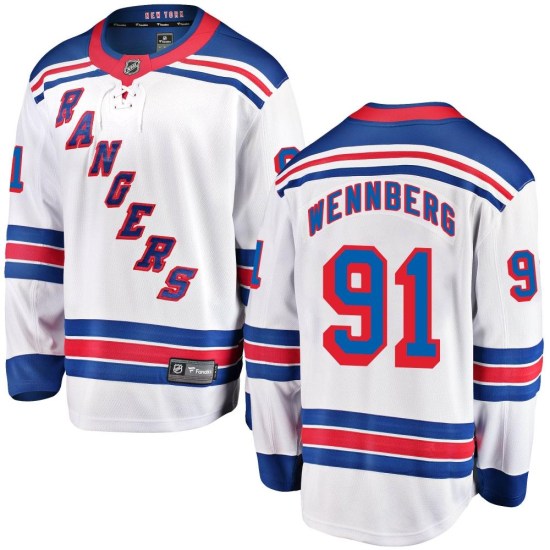 Alex Wennberg New York Rangers Breakaway Away Fanatics Branded Jersey - White