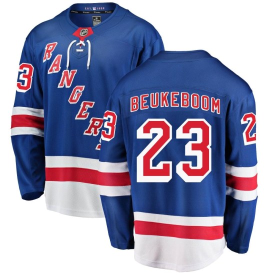 Jeff Beukeboom New York Rangers Breakaway Home Fanatics Branded Jersey - Blue