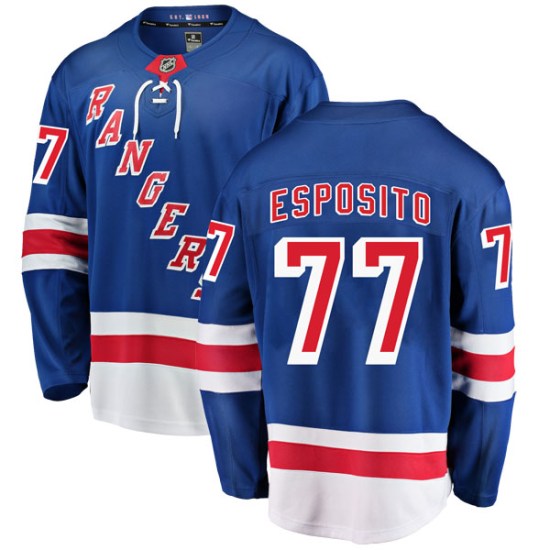 Phil Esposito New York Rangers Breakaway Home Fanatics Branded Jersey - Blue
