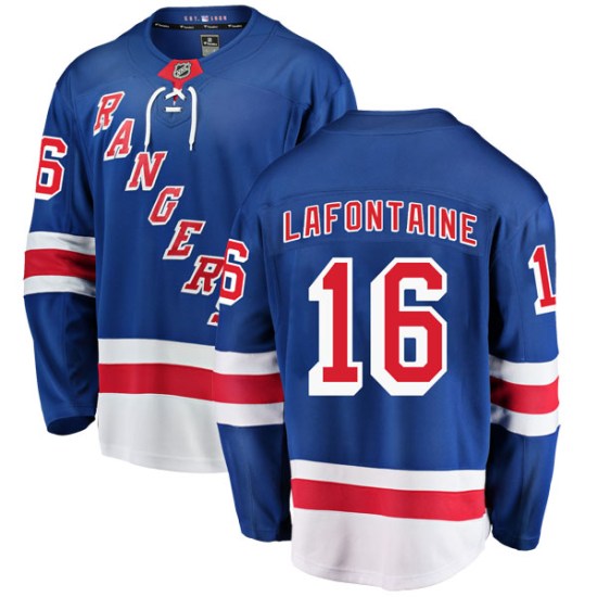 Pat Lafontaine New York Rangers Breakaway Home Fanatics Branded Jersey - Blue