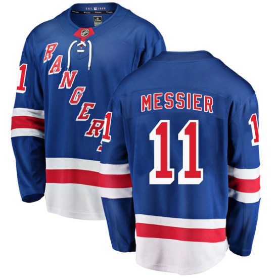 Mark Messier New York Rangers Breakaway Home Fanatics Branded Jersey - Blue