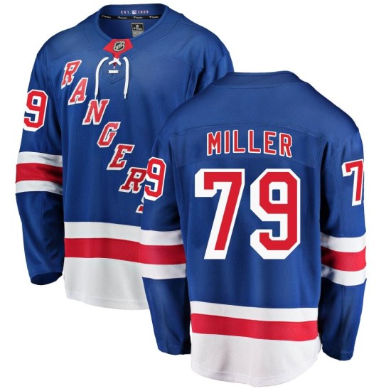 K'Andre Miller New York Rangers Breakaway Home Fanatics Branded Jersey - Blue