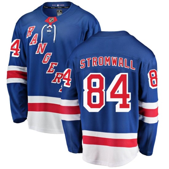 Malte Stromwall New York Rangers Breakaway Home Fanatics Branded Jersey - Blue
