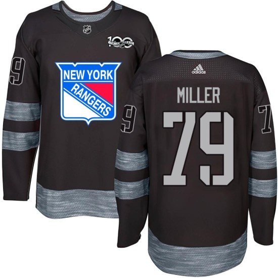 K'Andre Miller New York Rangers Authentic 1917-2017 100th Anniversary Jersey - Black