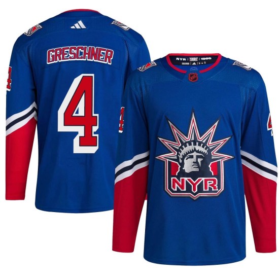 Ron Greschner New York Rangers Authentic Reverse Retro 2.0 Adidas Jersey - Royal